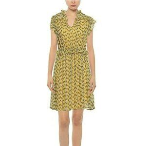 Tantra $329 Womens Floral Yellow Dress Sz Small NWT